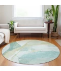 Dalyn Ravenna Teal RN7 8ft. x 8ft. Rug