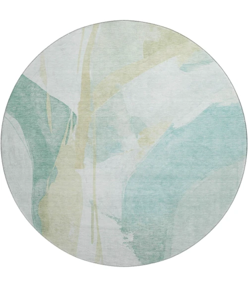 Dalyn Ravenna Teal RN7 8ft. x 8ft. Rug