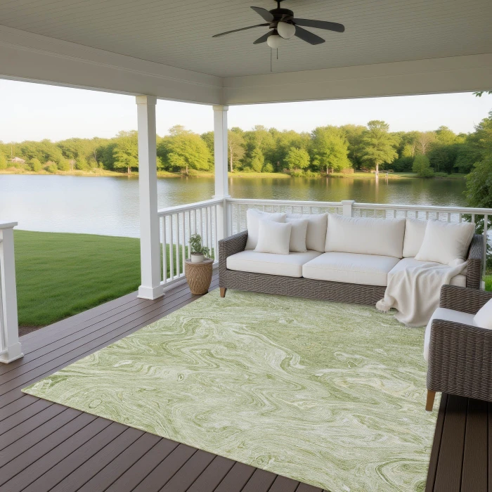 Dalyn Ravenna Green RN8 10ft. x 14ft. Rug