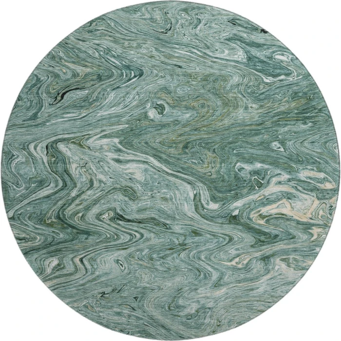 Dalyn Ravenna Teal RN8 8ft. x 8ft. Rug