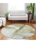 Dalyn Ravenna Green RN9 8ft. x 8ft. Rug