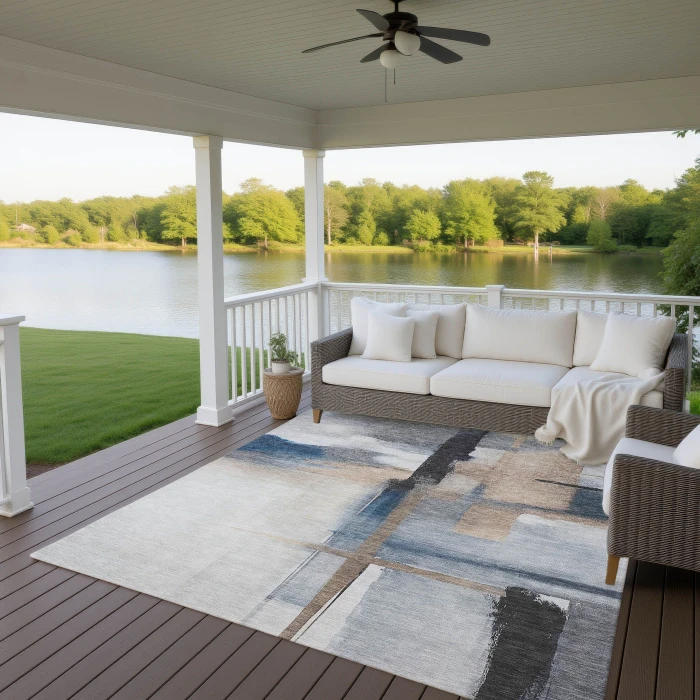 Dalyn Ravenna Blue RN9 9ft. x 12ft. Rug