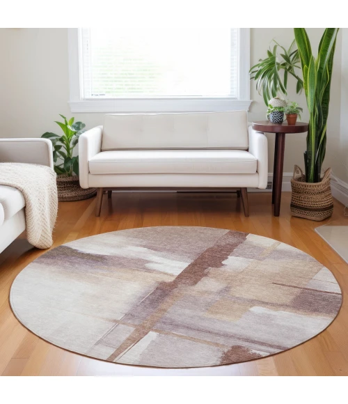 Dalyn Ravenna Pink RN9 8ft. x 8ft. Rug