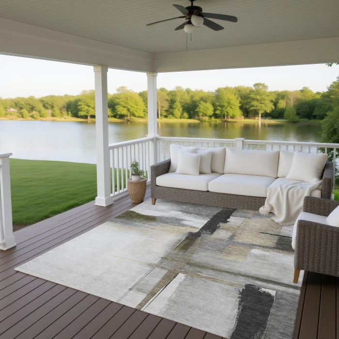 Dalyn Ravenna Gray RN9 9ft. x 12ft. Rug
