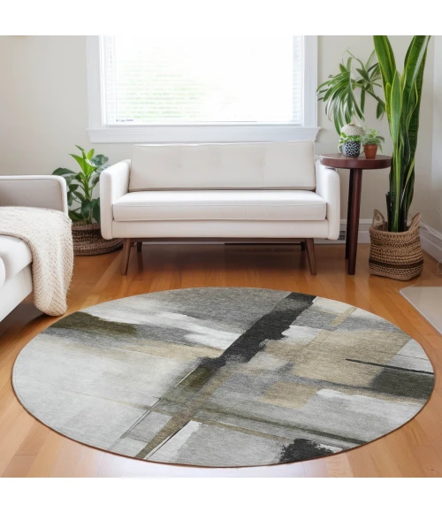 Dalyn Ravenna Gray RN9 8ft. x 8ft. Rug