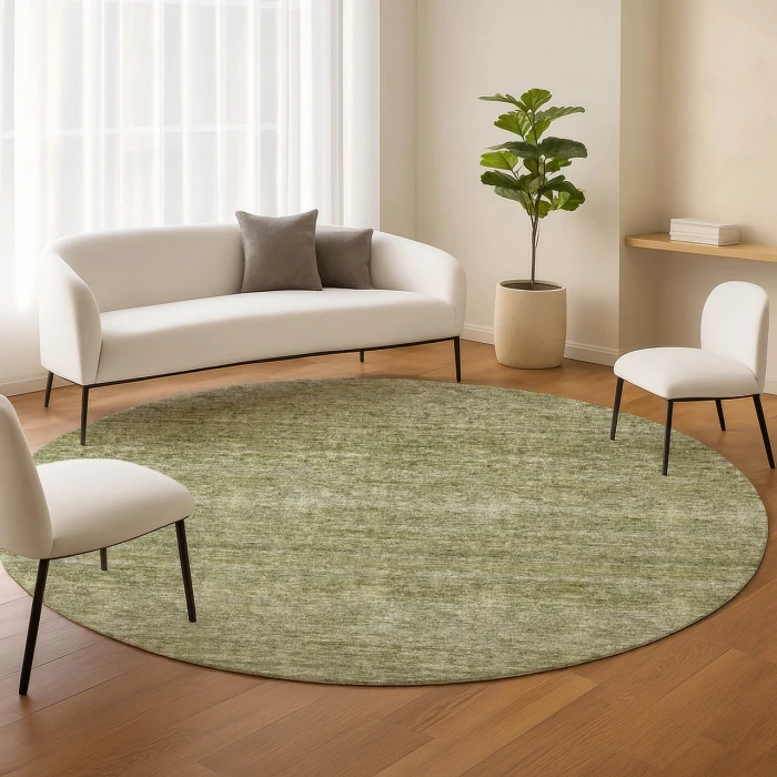 Dalyn Soft Essentials Green SE1 8ft. x 8ft. Rug