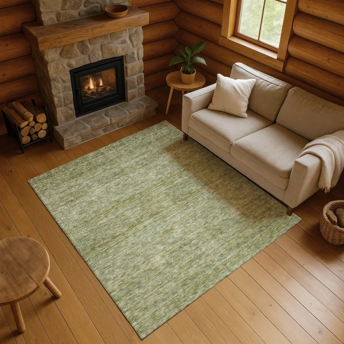 Dalyn Soft Essentials Green SE1 2ft.6in. x 3ft.10in. Rug
