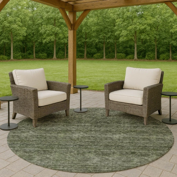 Dalyn Soft Essentials Green SE1 8ft. x 8ft. Rug