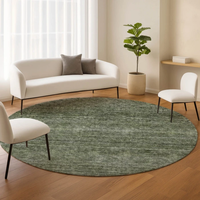 Dalyn Soft Essentials Green SE1 8ft. x 8ft. Rug