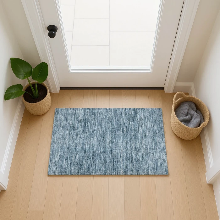 Dalyn Soft Essentials Blue SE1 1ft.8in. x 2ft.6in. Rug