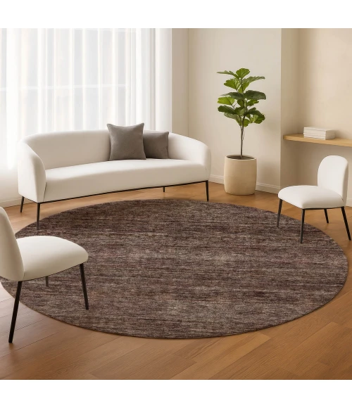 Dalyn Soft Essentials Brown SE1 8ft. x 8ft. Rug