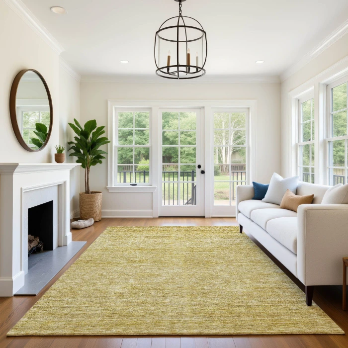 Dalyn Soft Essentials Gold SE1 2ft.6in. x 3ft.10in. Rug