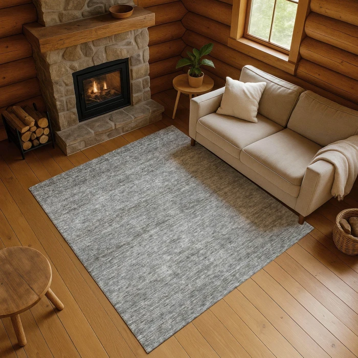 Dalyn Soft Essentials Gray SE1 9ft. x 12ft. Rug