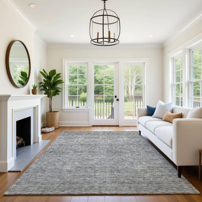 Dalyn Soft Essentials Gray SE1 9ft. x 12ft. Rug