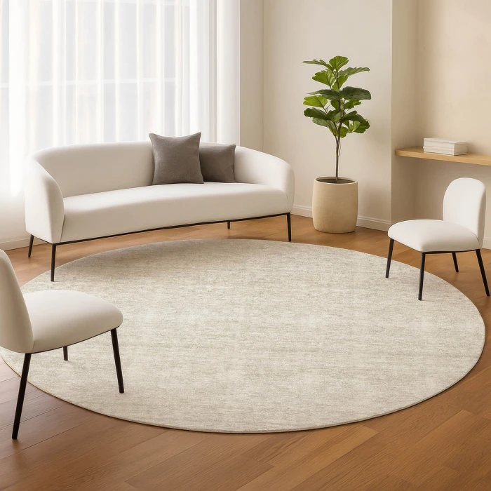Dalyn Soft Essentials Ivory SE1 8ft. x 8ft. Rug