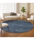 Dalyn Soft Essentials Blue SE1 8ft. x 8ft. Rug