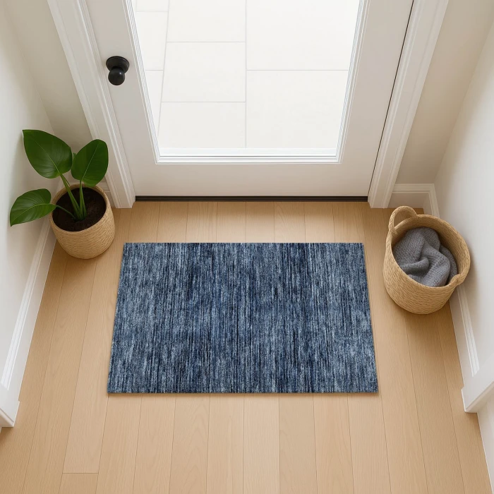 Dalyn Soft Essentials Blue SE1 1ft.8in. x 2ft.6in. Rug