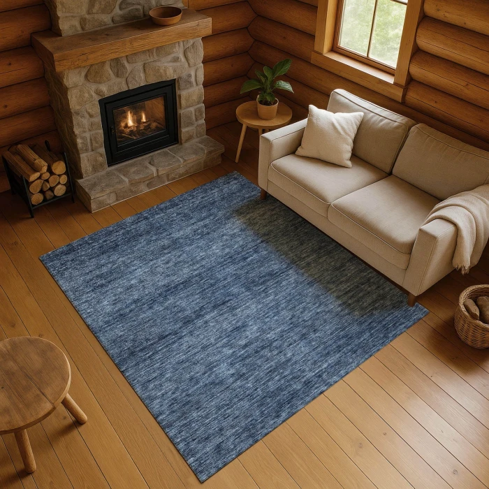 Dalyn Soft Essentials Blue SE1 8ft. x 10ft. Rug