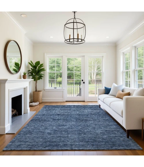 Dalyn Soft Essentials Blue SE1 9ft. x 12ft. Rug