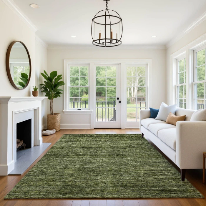 Dalyn Soft Essentials Green SE1 3ft. x 5ft. Rug