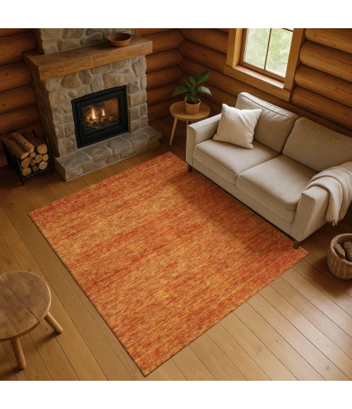 Dalyn Soft Essentials Orange SE1 9ft. x 12ft. Rug