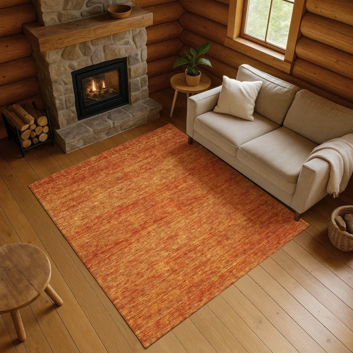 Dalyn Soft Essentials Orange SE1 3ft. x 5ft. Rug