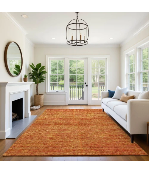 Dalyn Soft Essentials Orange SE1 9ft. x 12ft. Rug