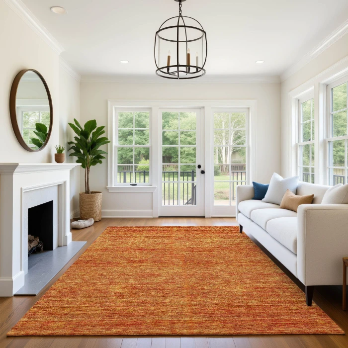 Dalyn Soft Essentials Orange SE1 3ft. x 5ft. Rug
