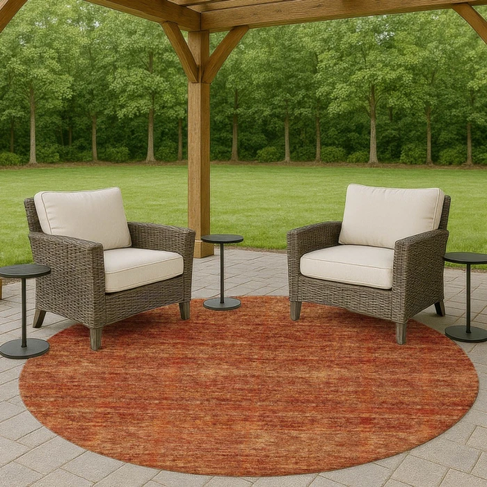 Dalyn Soft Essentials Orange SE1 8ft. x 8ft. Rug