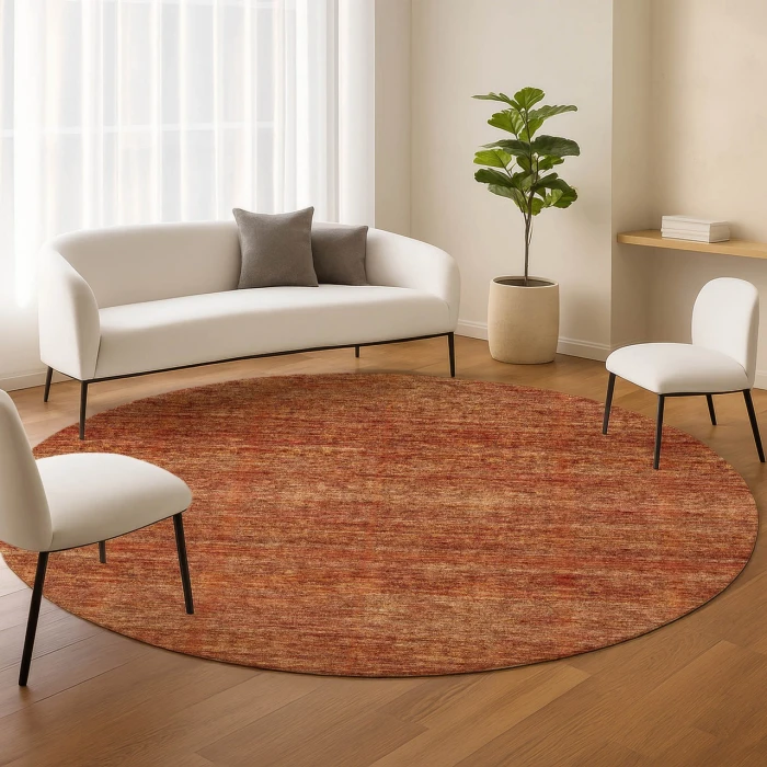 Dalyn Soft Essentials Orange SE1 8ft. x 8ft. Rug