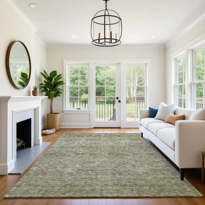 Dalyn Soft Essentials Green SE1 2ft.6in. x 3ft.10in. Rug
