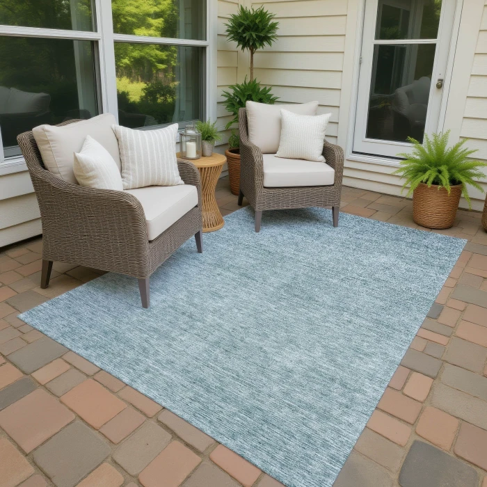 Dalyn Soft Essentials Blue SE1 2ft.6in. x 3ft.10in. Rug