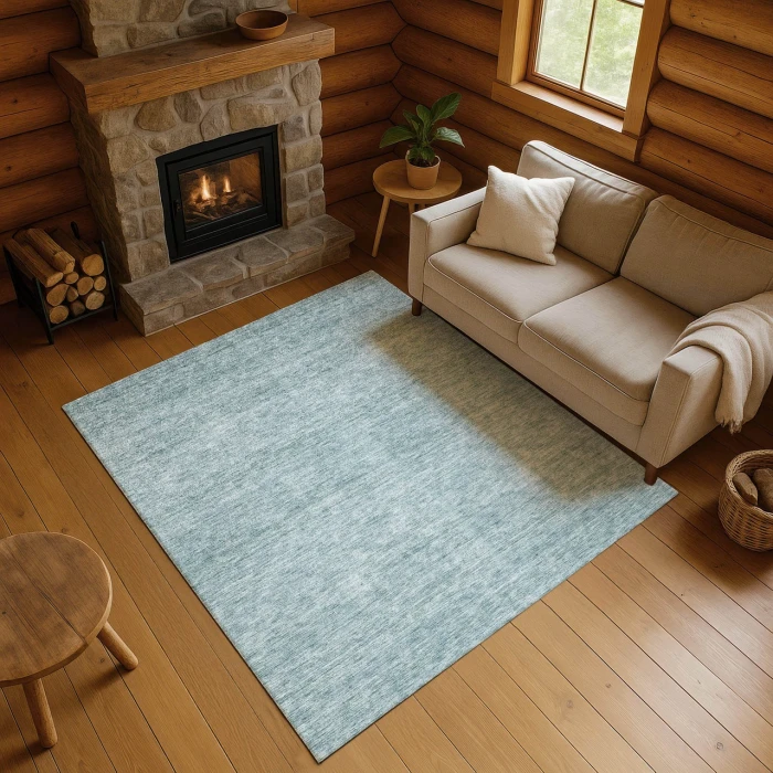 Dalyn Soft Essentials Blue SE1 2ft.6in. x 3ft.10in. Rug
