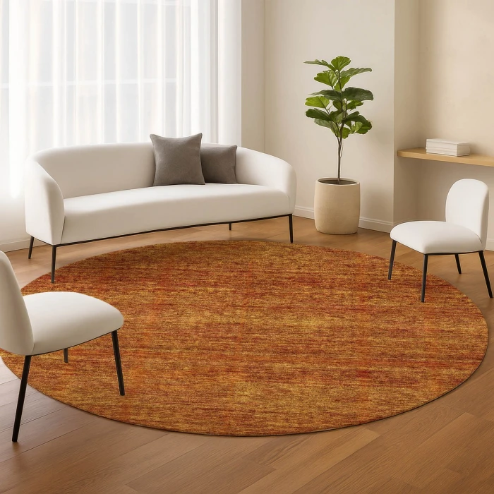 Dalyn Soft Essentials Orange SE1 8ft. x 8ft. Rug