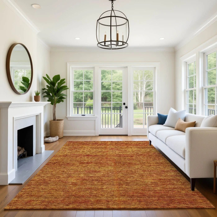 Dalyn Soft Essentials Orange SE1 3ft. x 5ft. Rug