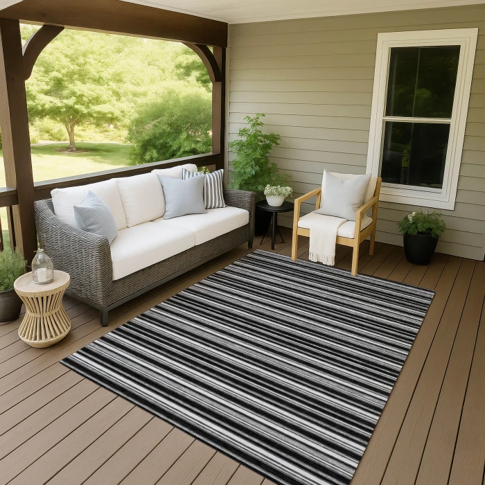 Dalyn Soft Essentials Black SE2 3ft. x 5ft. Rug