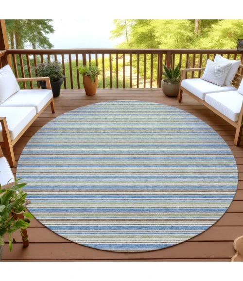 Dalyn Soft Essentials Blue SE2 8ft. x 8ft. Rug