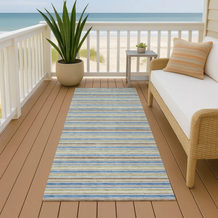 Dalyn Soft Essentials Blue SE2 2ft.3in. x 7ft.6in. Rug