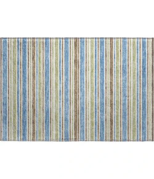 Dalyn Soft Essentials Blue SE2 1ft.8in. x 2ft.6in. Rug