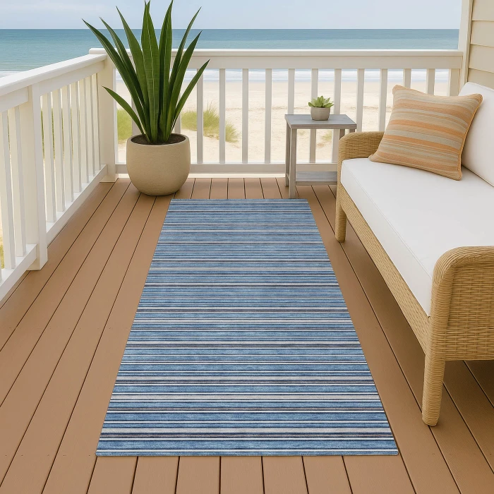Dalyn Soft Essentials Blue SE2 2ft.3in. x 7ft.6in. Rug