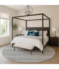 Dalyn Soft Essentials Gray SE2 8ft. x 8ft. Rug