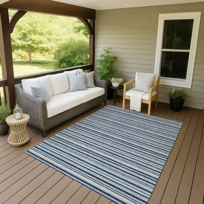 Dalyn Soft Essentials Blue SE2 3ft. x 5ft. Rug