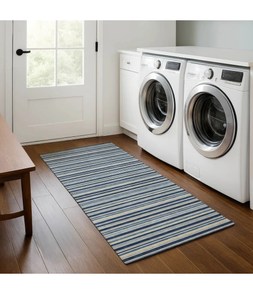 Dalyn Soft Essentials Blue SE2 2ft.3in. x 7ft.6in. Rug