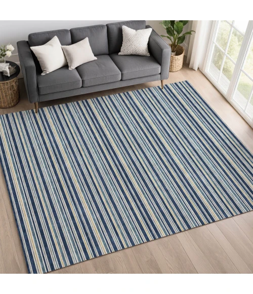 Dalyn Soft Essentials Blue SE2 3ft. x 5ft. Rug