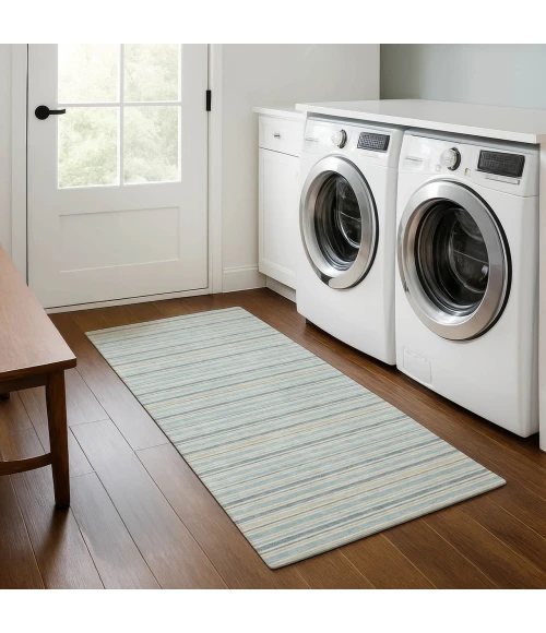 Dalyn Soft Essentials Blue SE2 2ft.3in. x 7ft.6in. Rug