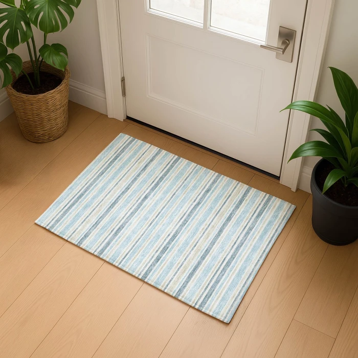 Dalyn Soft Essentials Blue SE2 1ft.8in. x 2ft.6in. Rug