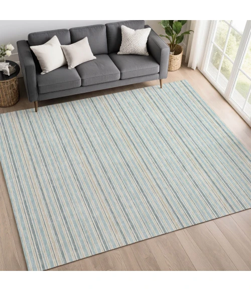 Dalyn Soft Essentials Blue SE2 9ft. x 12ft. Rug