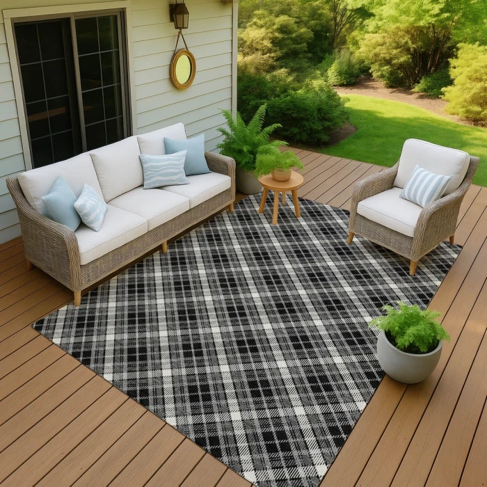 Dalyn Soft Essentials Black SE3 8ft. x 10ft. Rug
