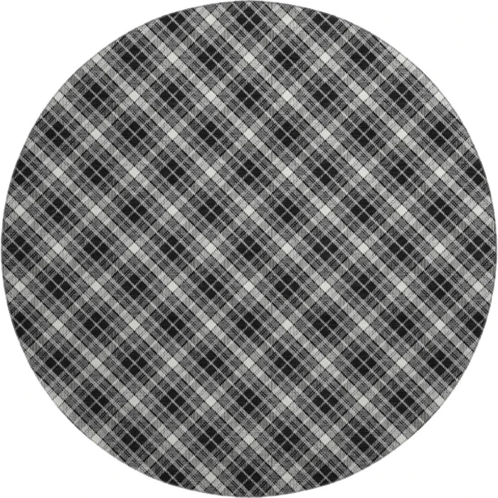 Dalyn Soft Essentials Black SE3 8ft. x 8ft. Rug