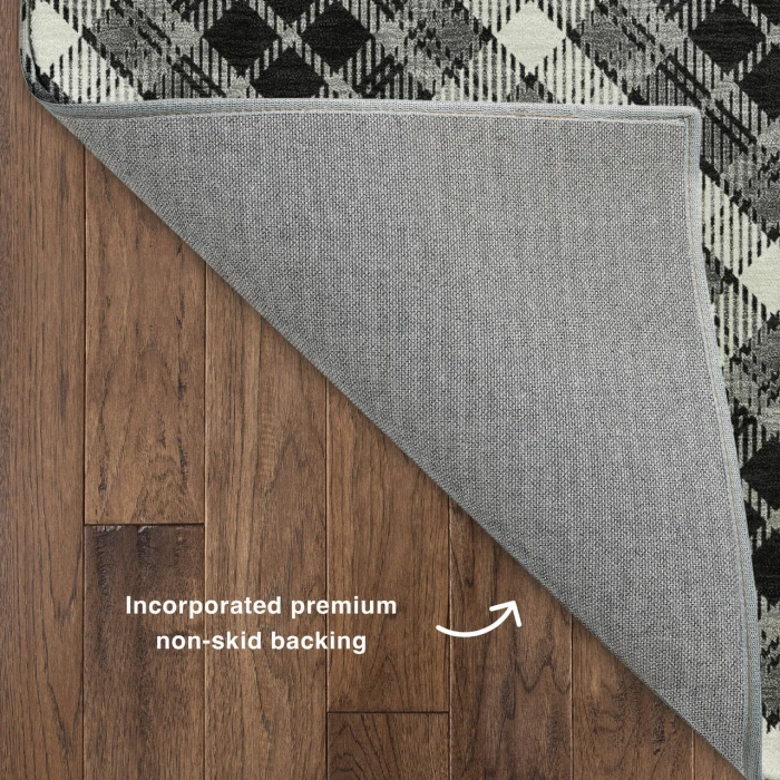 Dalyn Soft Essentials Black SE3 8ft. x 10ft. Rug